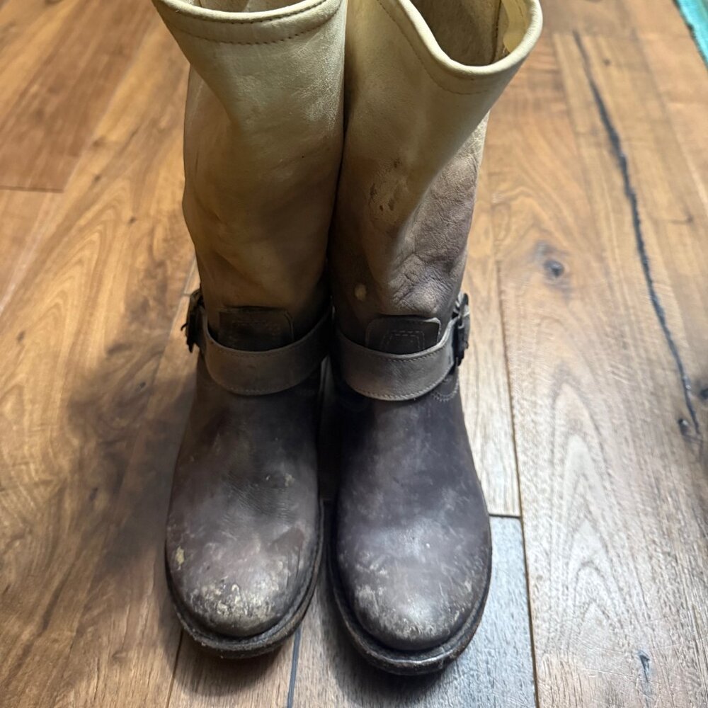 Freebird by Steven Crosby Engineer Boots Dip-Dyed - Picture 4 of 9